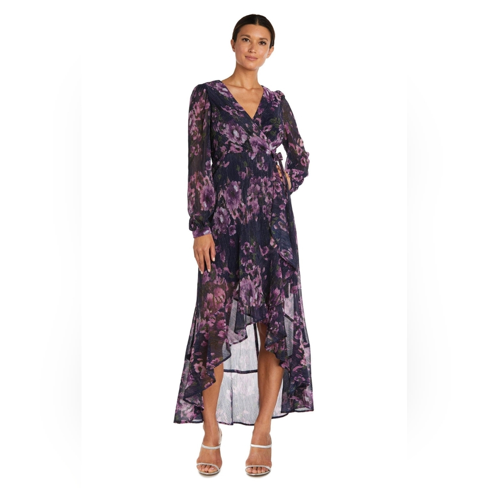 🌜NIGHTWAY DRESSES Wrap Style, Hi-Lo Formal Dress